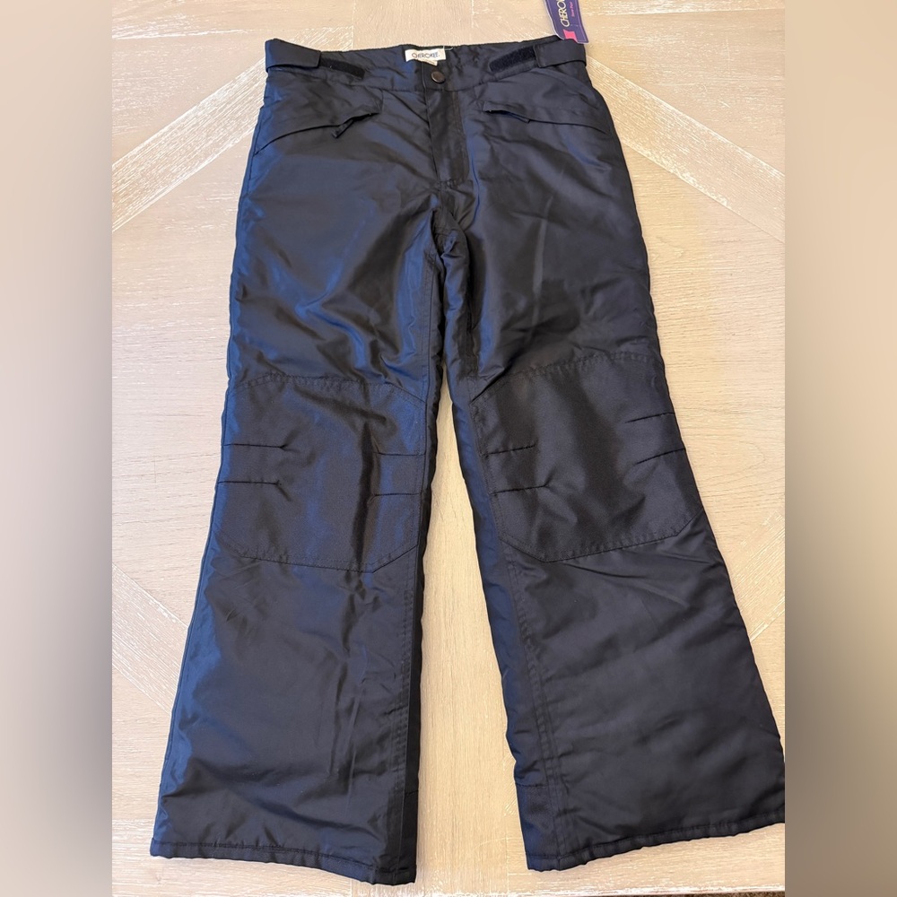 Cherokee Black Kids Snow/Outdoor Pants size 10/12